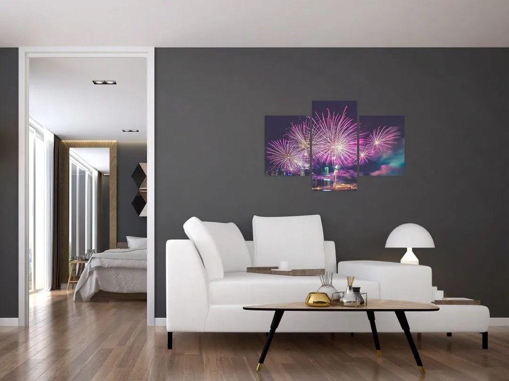 Tablou cu artificii (90x60 cm)