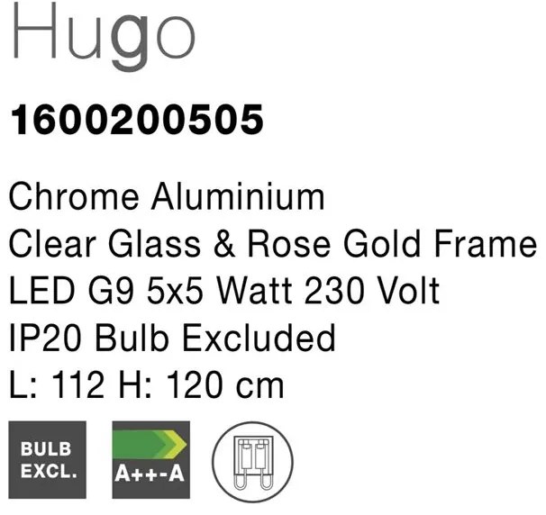Lustra design modern decorativ Hugo 5L NVL-1600200505