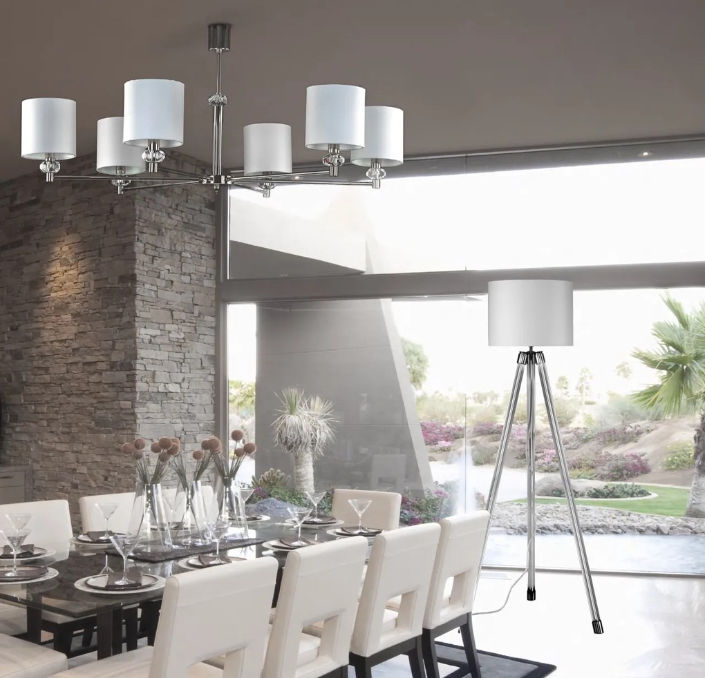 Lampadar, Lampa de podea deosebita design LUX HOOPS 03-FL