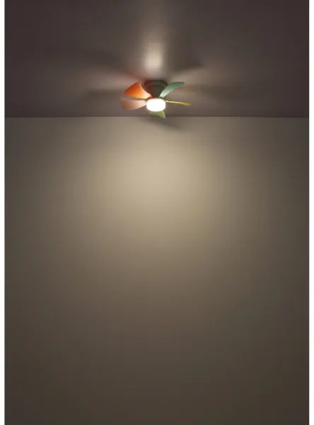 Globo 03609B - Ventilator de tavan LED HINES dimabil 10W/230V 3000-6500K +telecomandă