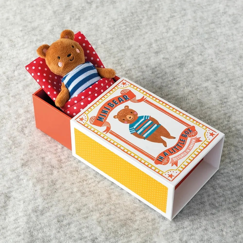 Jucărie de pluș Mini Bear in a Little Box – Rex London