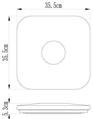 Globo 41332 - Felion LED 24W/230V lampă LED cu intensitate reglabilă