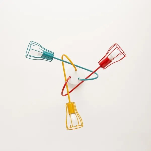 Lustră aplicată pentru copii OXFORD 3xE27/15W/230V