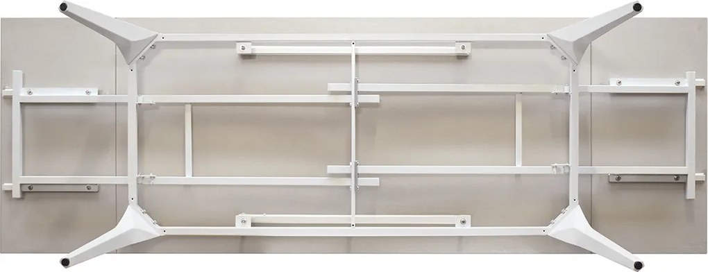 Masă ceramică extensibilă Evelin 160/80 cm + 2 extensii de 40 cm