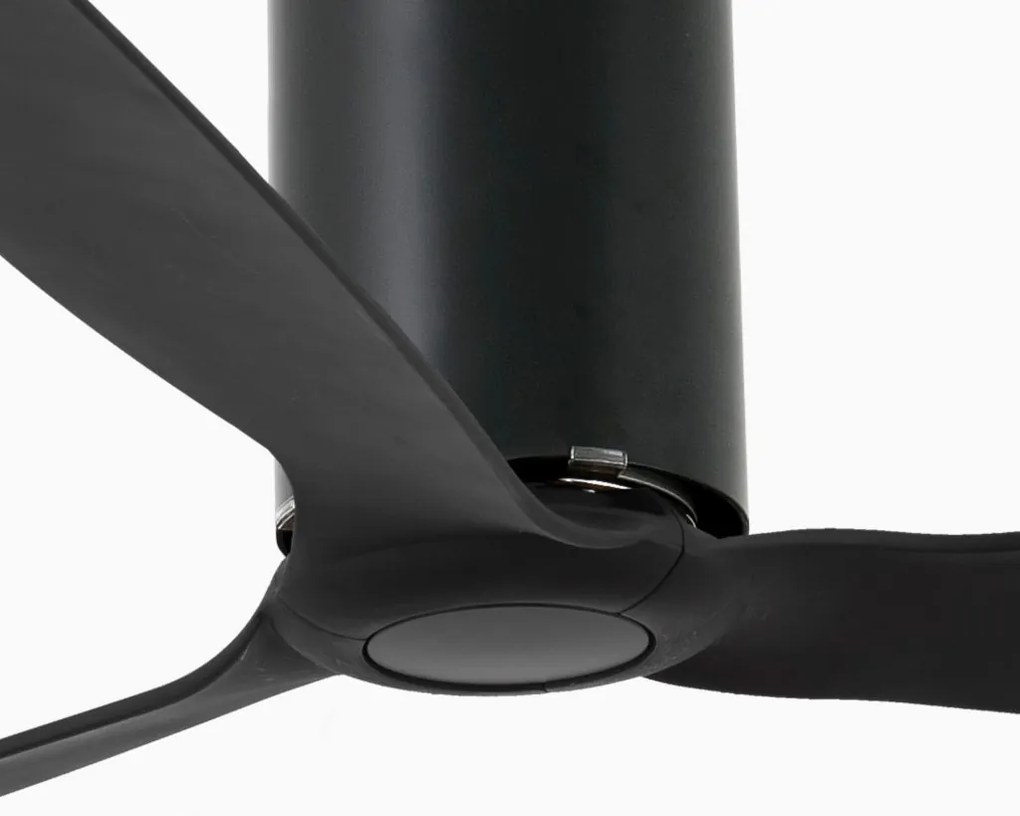 Ventilator cu telecomanda TUBE negru mat