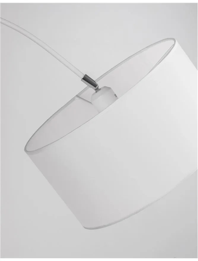 Lampadar / Lampa de podea tip arc SAMA alb NVL-9401653