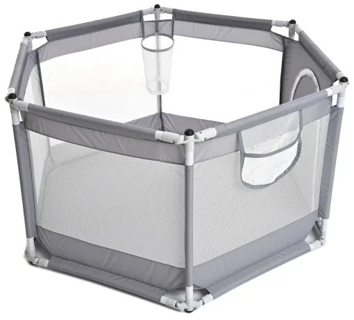 Țarc de joacă 120 cm gri