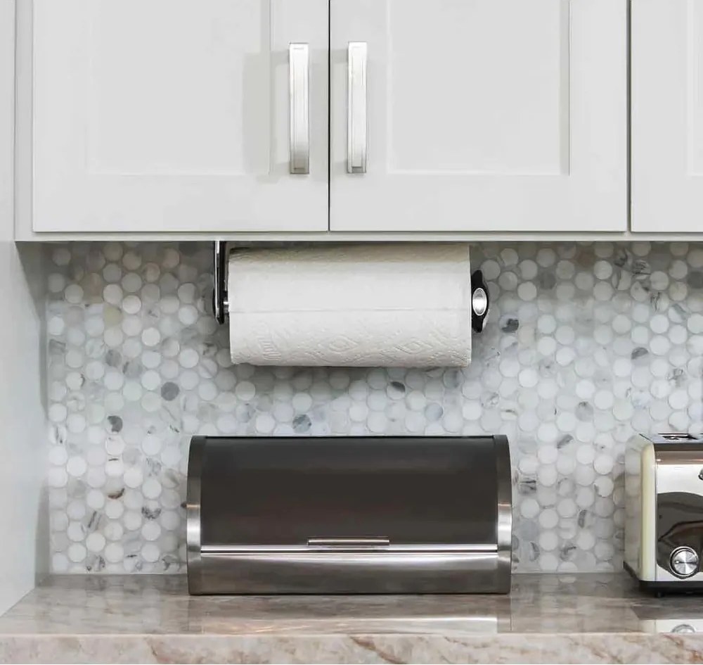 Suport din oțel de perete pentru prosoape de bucătărie - simplehuman