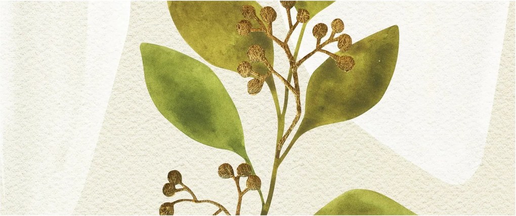 Tablou - Acuarelă ramură N⁰1 (120x50 cm)