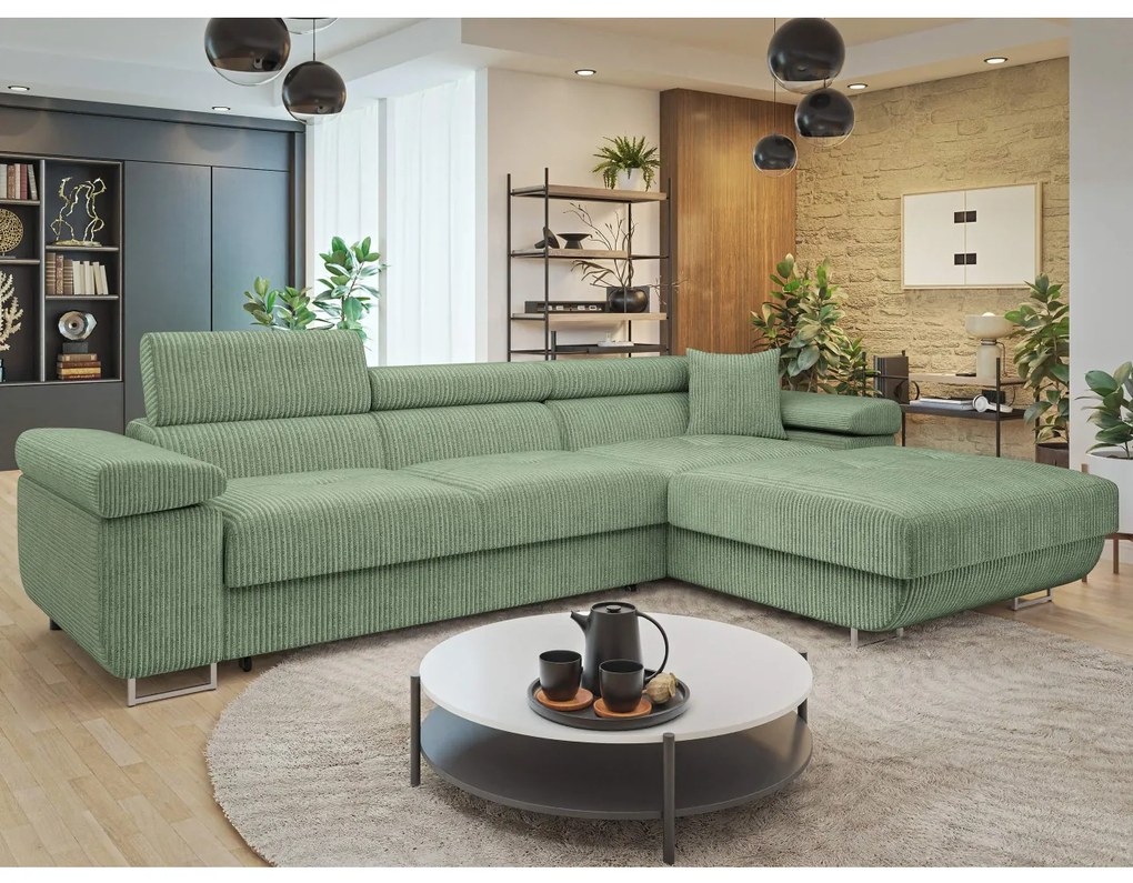Colțar Terazuro Mini S (Verde) (cu sp. depozitare) (D). Promo -17%. 1105273
