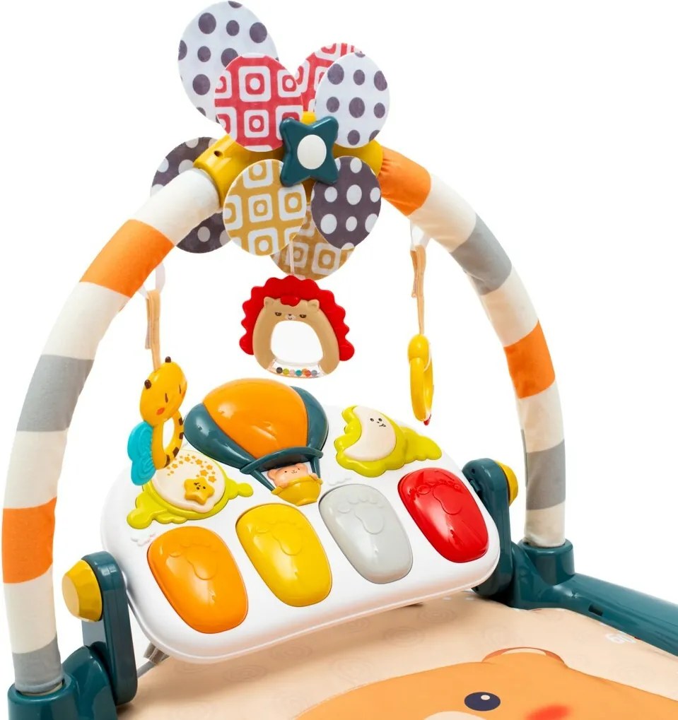 Pătură de joacă interactivă muzicală Baby Mix pentru copii, 50 x 50 x 80 cm