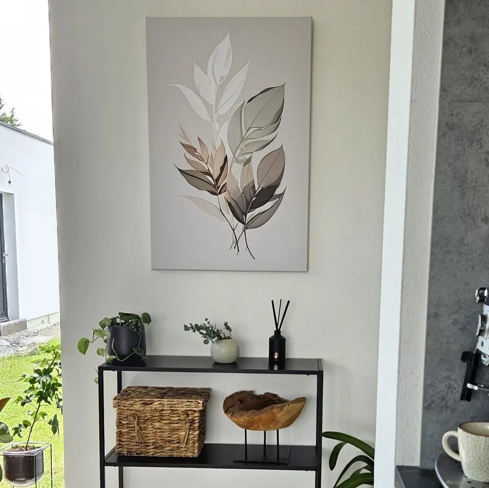 Tablou frunze minimaliste