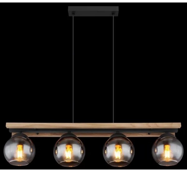 Lustră pe cablu Globo 15569-4HW CONNI 4xE27/25W/230V