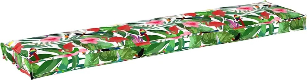 vidaXL Perna pentru palet Floral Jungla tropicală 180 x 40 x 8 cm