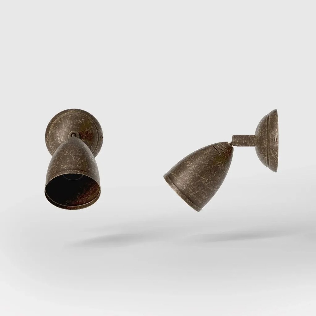 Aplica de perete din alama cu spot directionabil Stoccolma