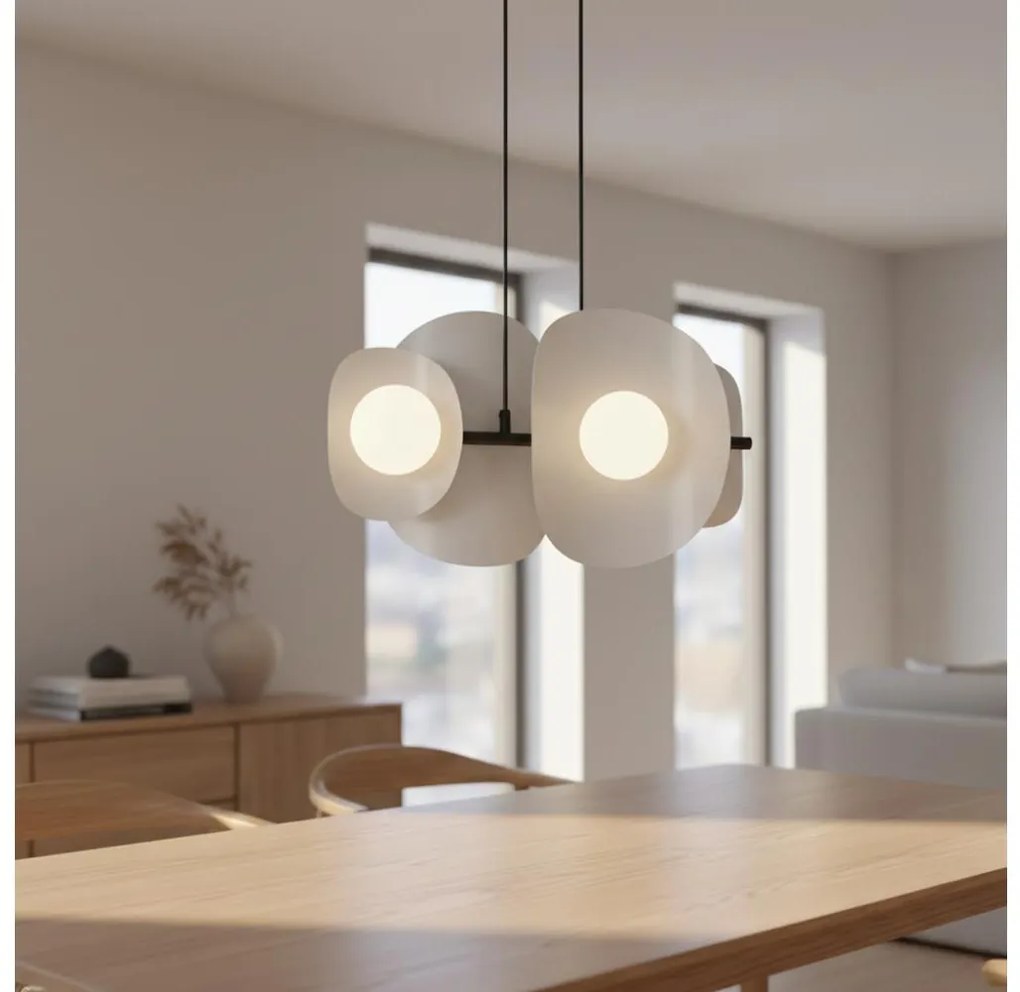 Lustră pe cablu ELEMENTI 4xG9/8W/230V gri