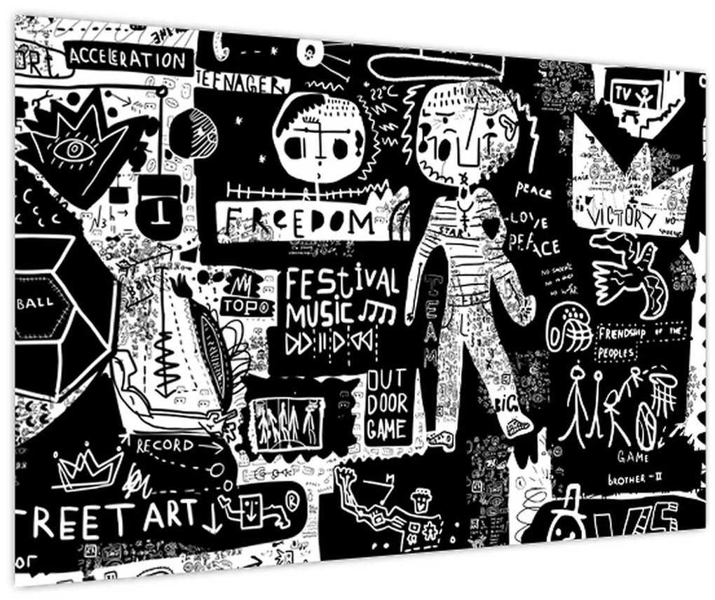 Tablou - Graffiti (90x60 cm)