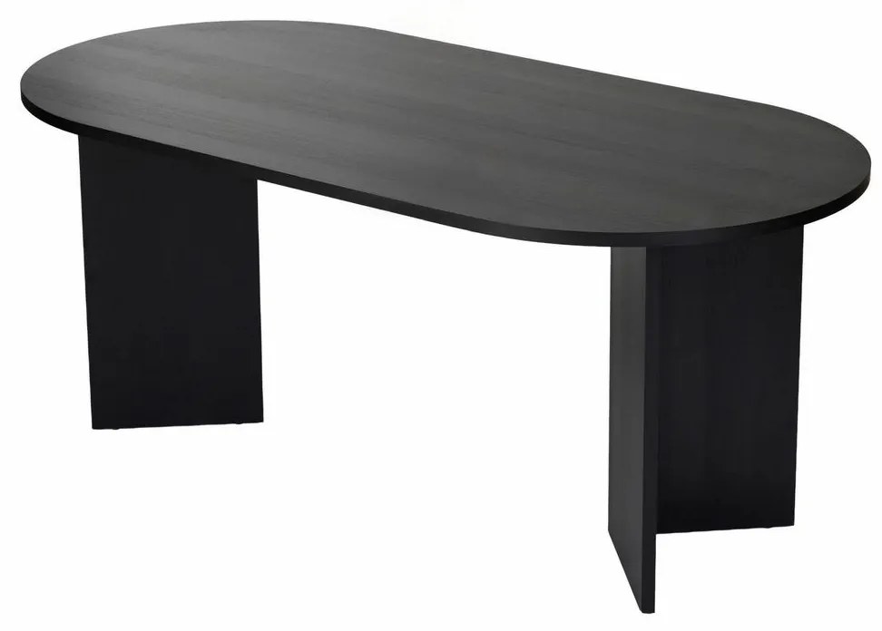 Masă de sufragerie Sablin Wood Black