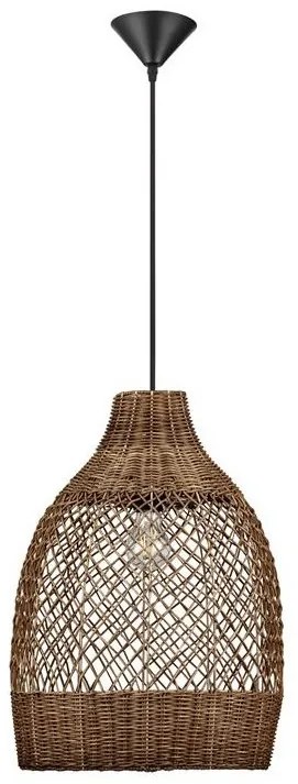Lustra/Pendul ratan design natural SOLITA maro