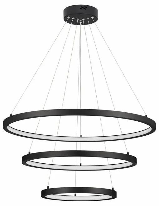 Lustra LED dimabila design circular EMPATIA D-80cm