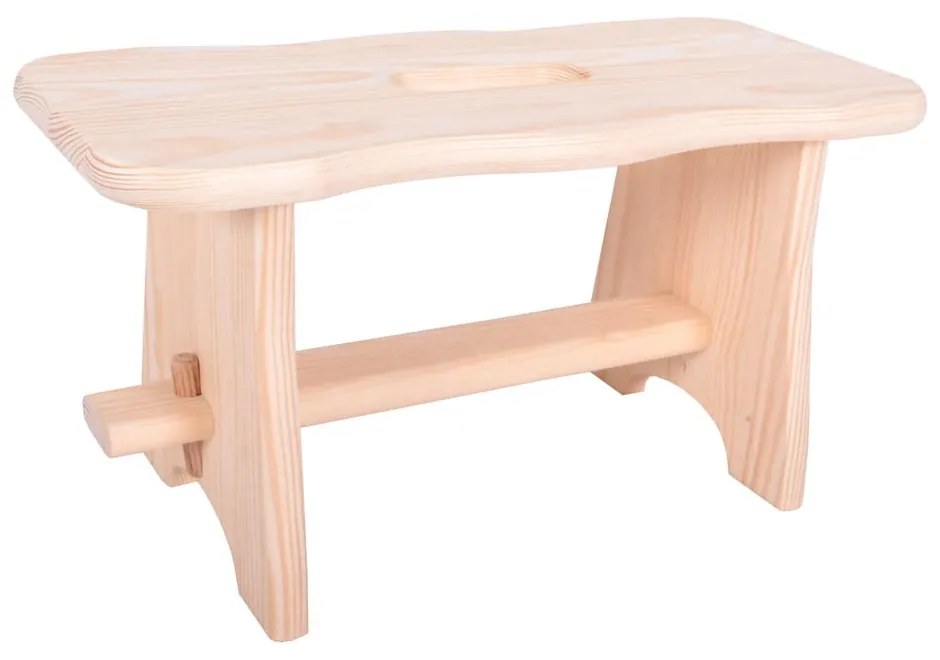 Scaun în culoare naturală din lemn de pin Tirolo – Rojaplast