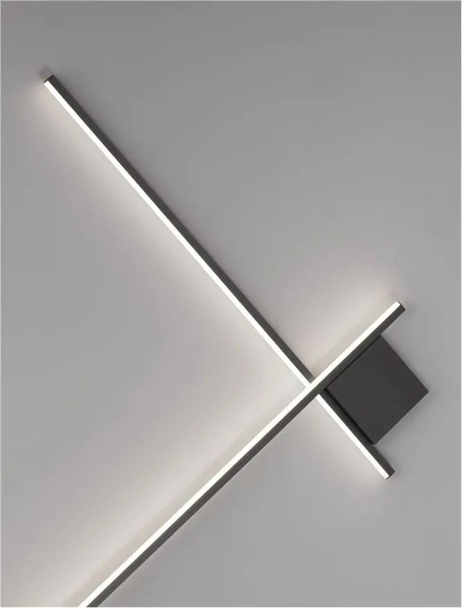 Aplica de perete cu lumina ambientala LED Cross 80cm