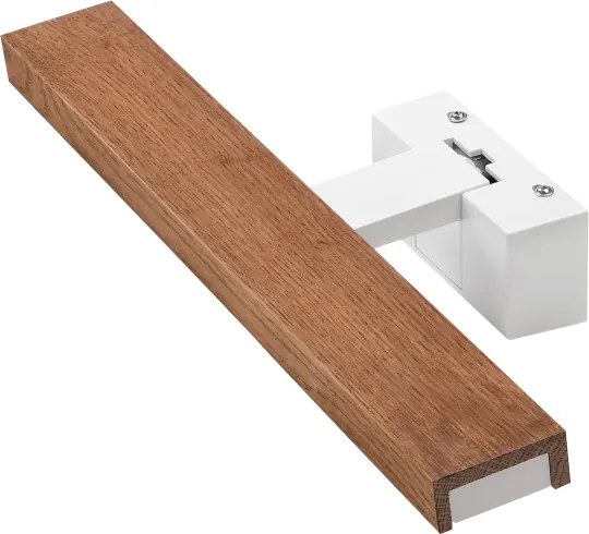 Brilagi - Iluminare LED pentru oglindă de baie 3-în-1 WOODY MIRROR LED/8W/230V IP44 alb/stejar cireș