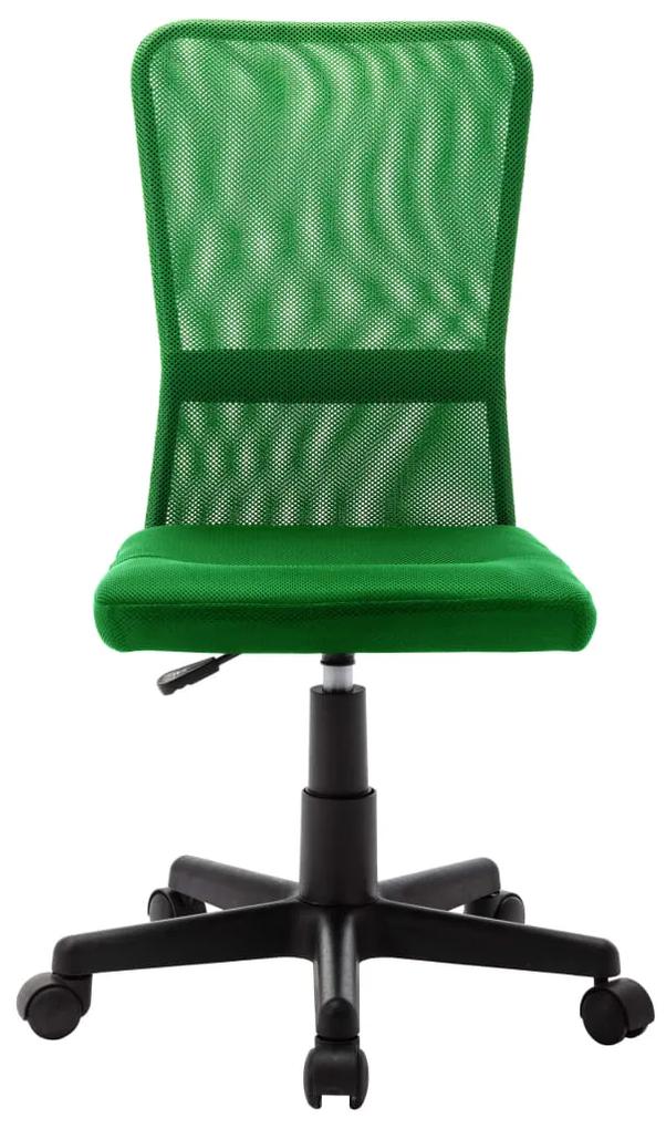 289514 vidaXL Scaun de birou, verde, 44 x 52 x 100 cm, plasă textilă
