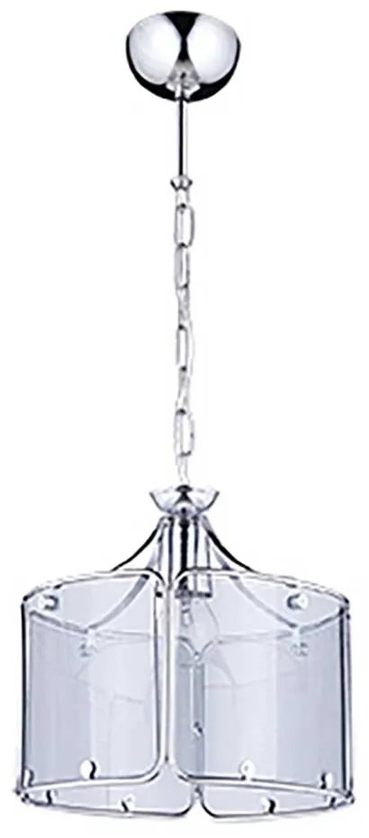 Pendul Carna 6694, 1xe27, 27x75 cm, 60 w, fumuriu