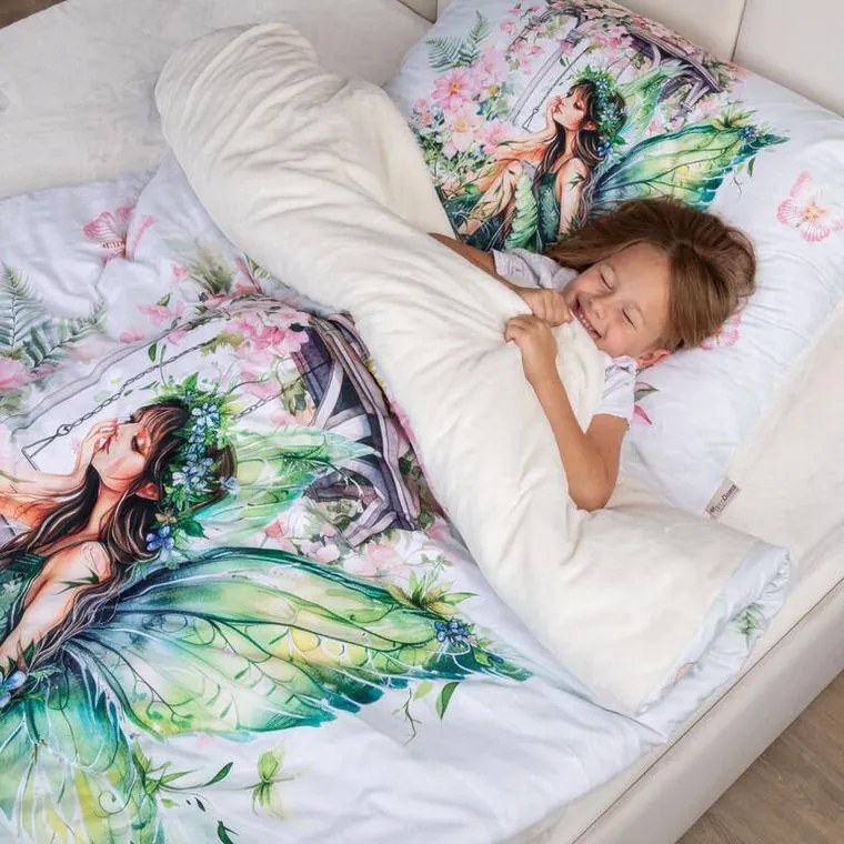 decoDoma Lenjerie de pat Dual Feel FAIRY