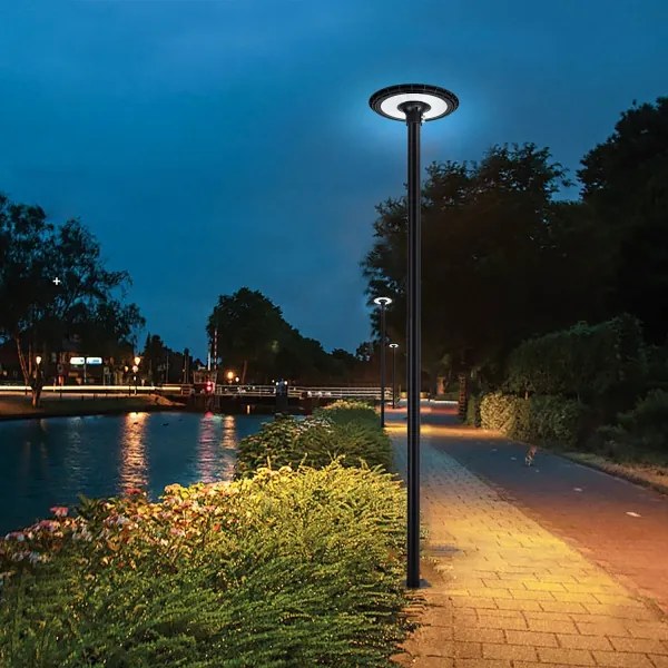 Brilagi - Lampă stradală LED pentru exterior URBANSPARK, 120W, 230V, negru, IP65