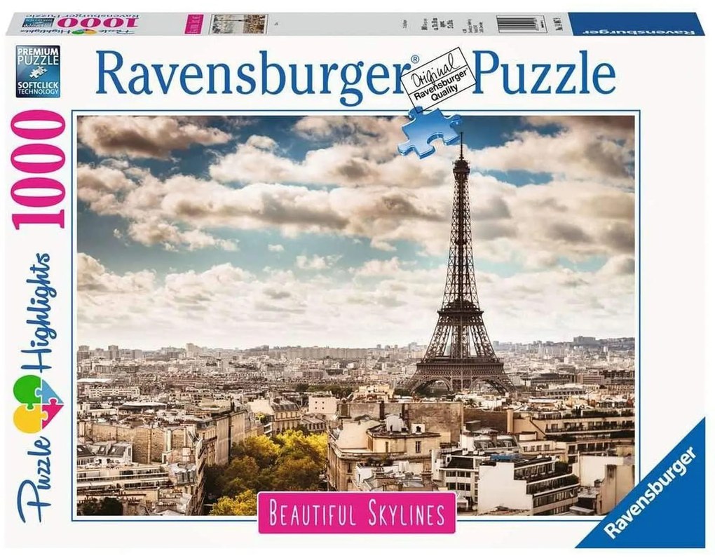 PUZZLE PARIS, 1000 PIESE - RAVENSBURGER (RVSPA14087)