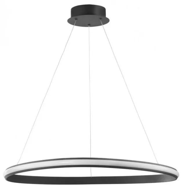 Lustra LED design modern circular ARIES negru NVL-9357064