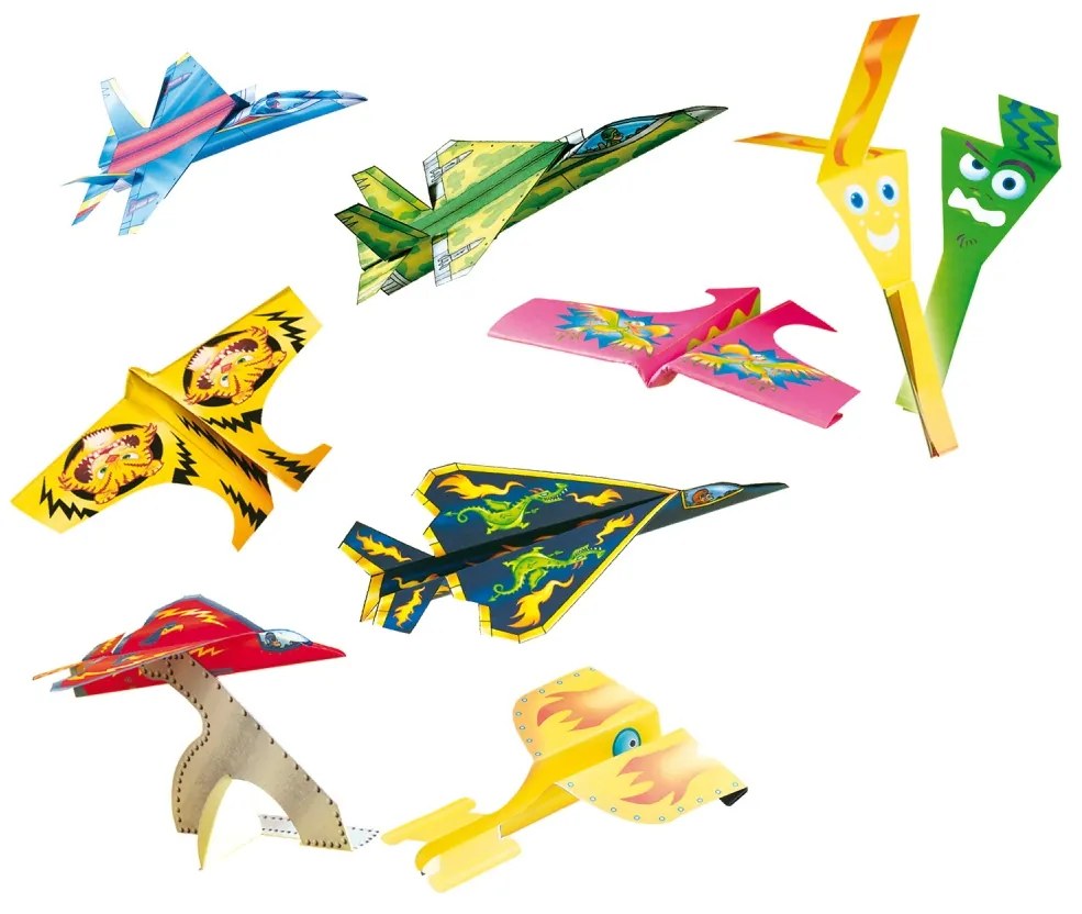 Set creativ de jucarie - Avioane din hartie