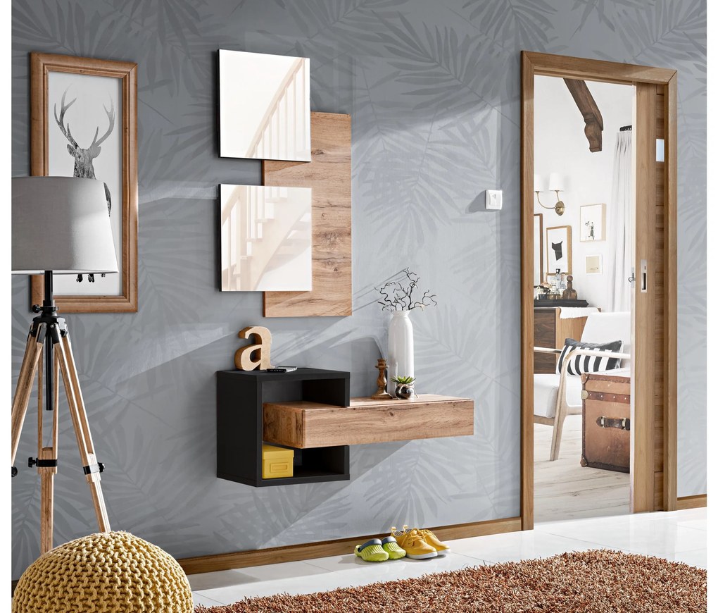 Hol Enderly EY2 (stejar wotan + negru). Promo -12%. 1097599