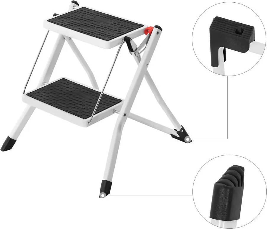 Scara pliabila, Songmics, 20 cm, 150 kg