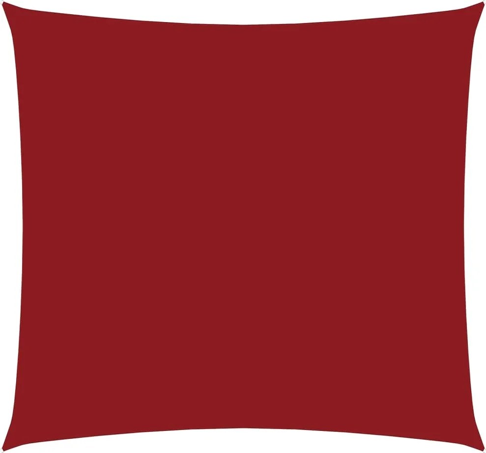 vidaXL Parasolar, roșu, 4,5x4,5 m, țesătură oxford, pătrat
