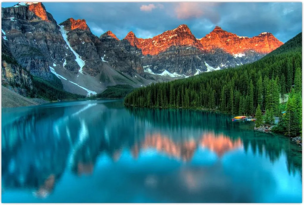 Tablou - Lac turcoaz (90x60 cm)