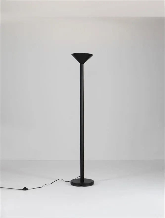 Lampadar de podea stil modern TAZU negru