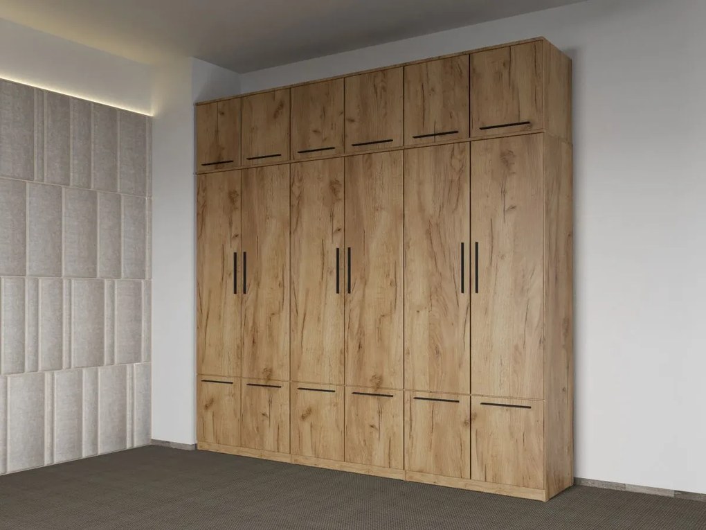 Set mobila dormitor 4 piese Stejar Levi C30