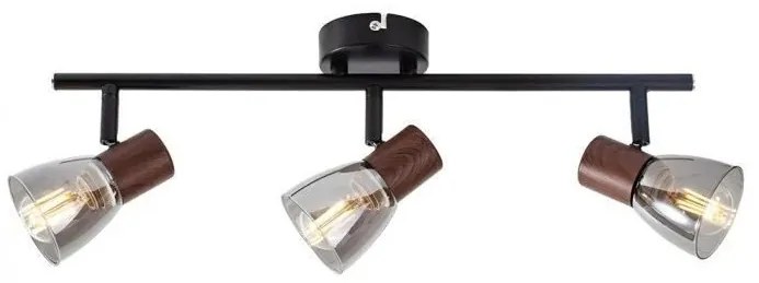 Lustră cu 3 Socluri E14 – Design Modern și Compact, 480×70×130 mm