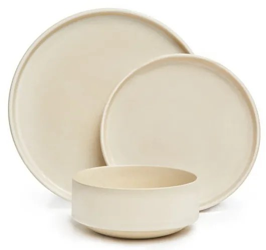 Set de 12 vase din gresie crem Bonami Selection Malia