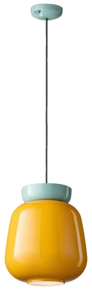 Lustra design retro realizata manual din ceramica si sticla CORCOVADO