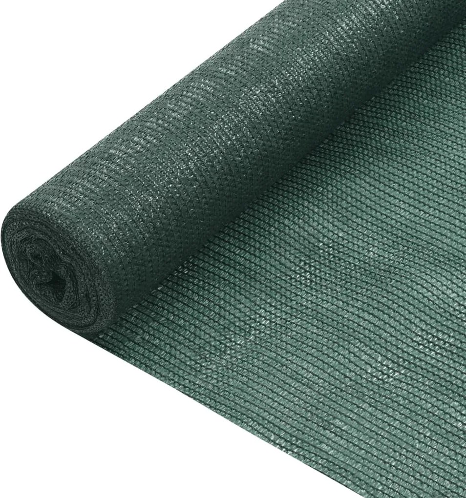 vidaXL Plasă pentru intimitate, verde, 1x25 m, HDPE, 75 g/m²