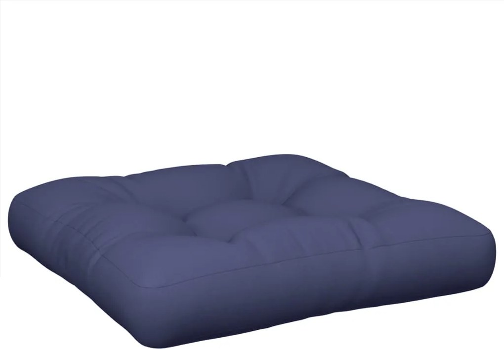 vidaXL Pernă pentru paleți, bleumarin, 60x60x12 cm, textil