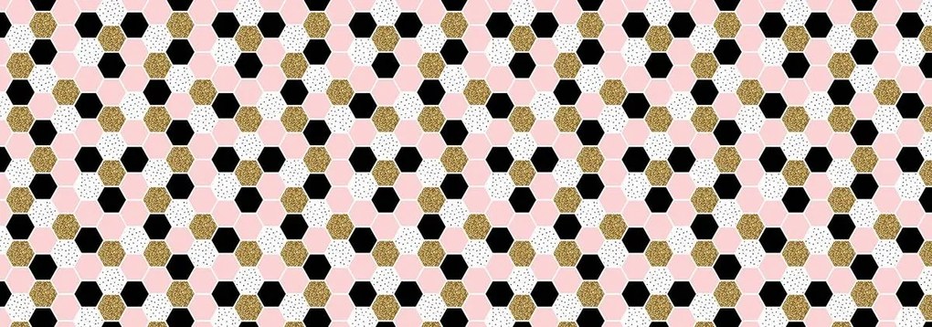 Fototapet - Hexagon mozaic (254x184 cm)