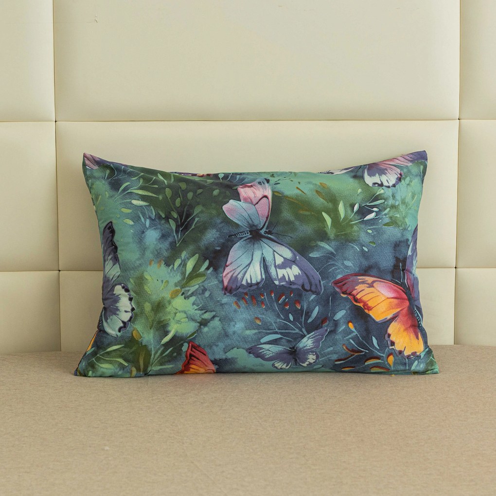 Fata de perna decorativa COLORFUL BUTTERFLY 50x70 cm, colorat