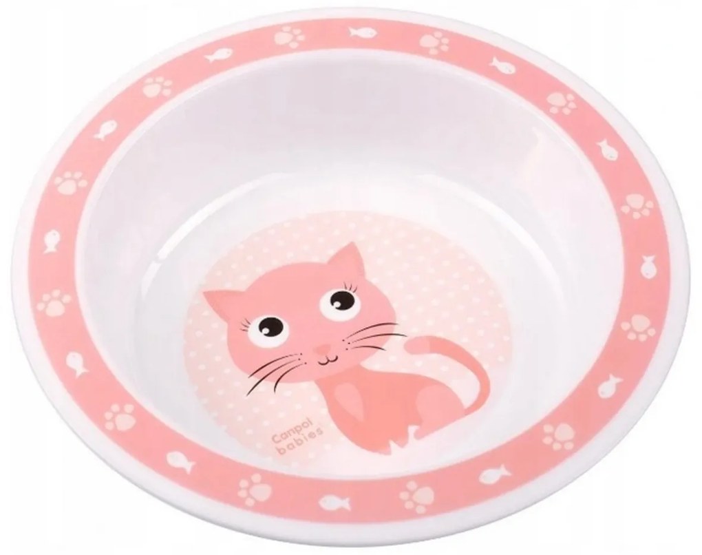 Canpol babies Bol de plastic Pisică - roz