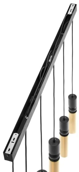 Lustră pe cablu Jupiter 2008 ALAS 6xGU10/10W/230V auriu/negru