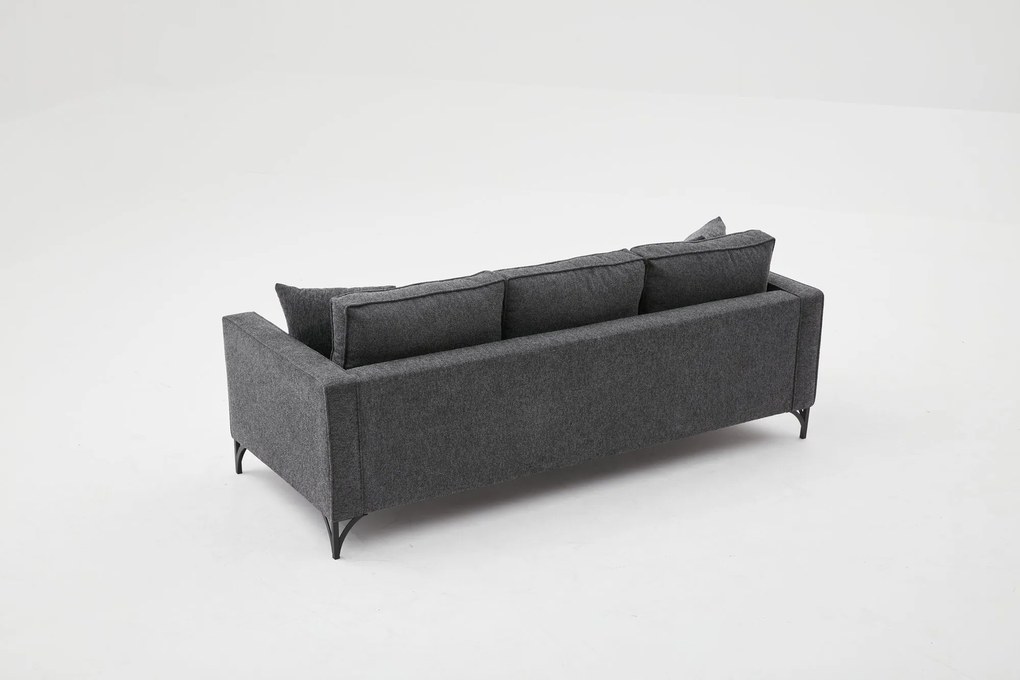 Canapea Berlin - Anthracite, Black